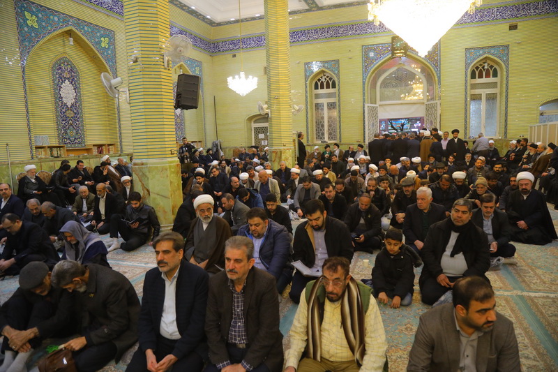 گزارش تصویری مجلس ترحیم همسر ریاست مرکز مطالعات و پژوهش های فلکی ـ نجومی در قم