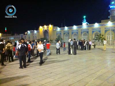 گزارش تصویری برگزاری برنامه روز جهانی نجوم در صحن جواد الائمه در حرم مطهر حرم حضرت معصومه (س) 