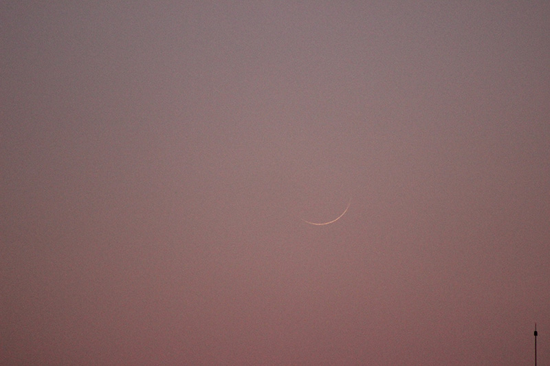 گزارش تصویری رصد هلال ماه ربيع الاول1437