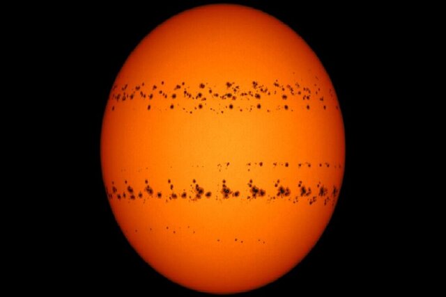 تایم‌لپس باورنکردنی از اوج ۸ ساله لکه‌های خورشید