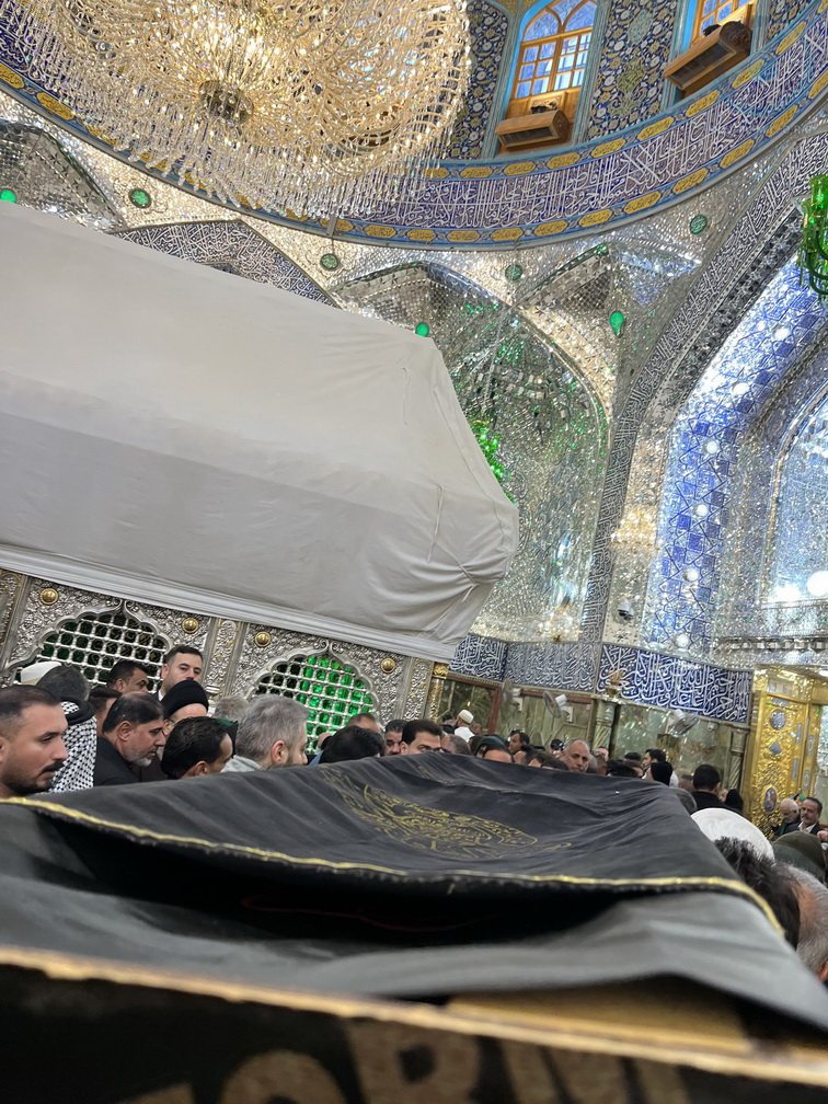 مراسم تشیع در كربلای معلی