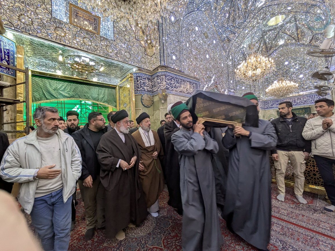 مراسم تشیع در كربلای معلی